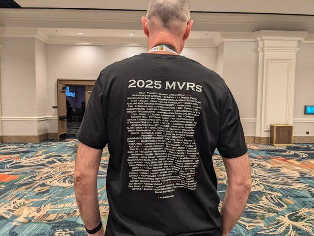 MSRC top hackers tshirt